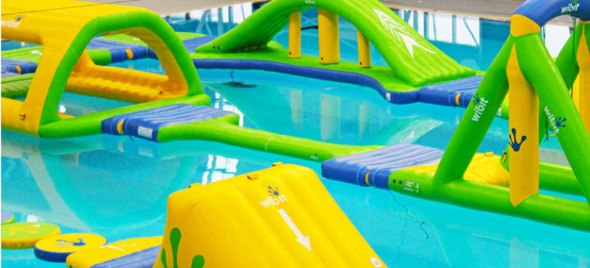 Free wibit inflatable obstacle course session